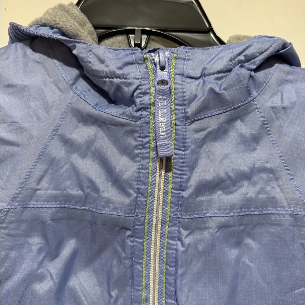 L.L. Bean Kids Blue Hooded Raincoat